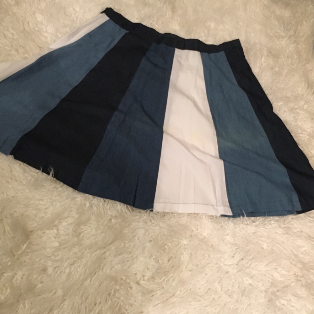 Eloquii circle denim skater skirt (PLUS SIZE)