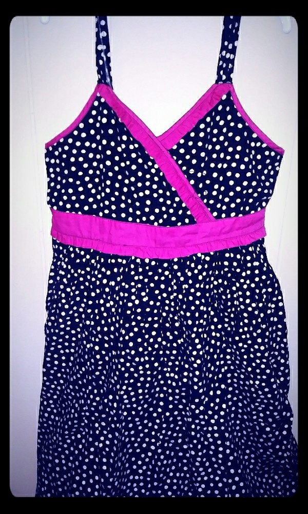 Blk/White/Pk Pkdt Dress