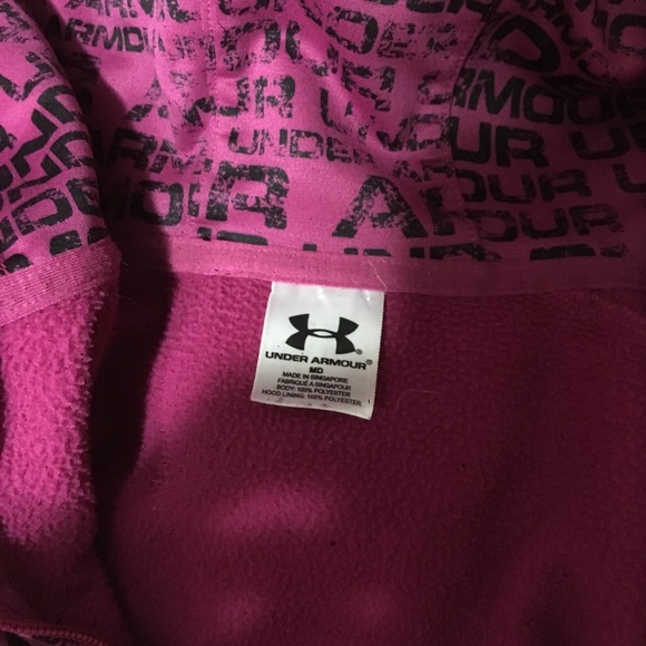 Magenta Under Armour Full Zip - Picture 2 of 3