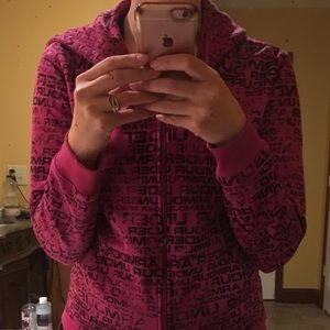 Magenta Under Armour Full Zip