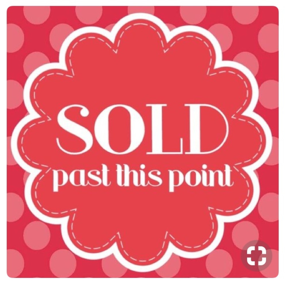 All items sold beyond this point