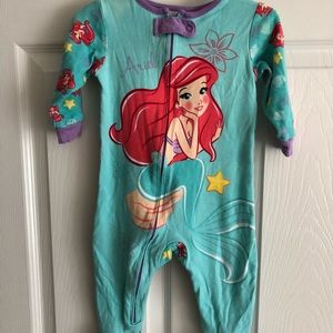 Disney Baby Little Mermaid Footed Sleeper