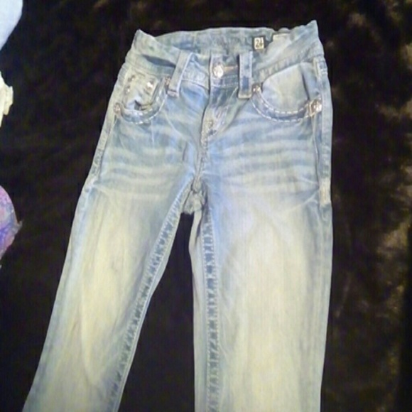 NWOT MISS ME JEANS SIZE 24 BOOTCUT - Picture 2 of 2