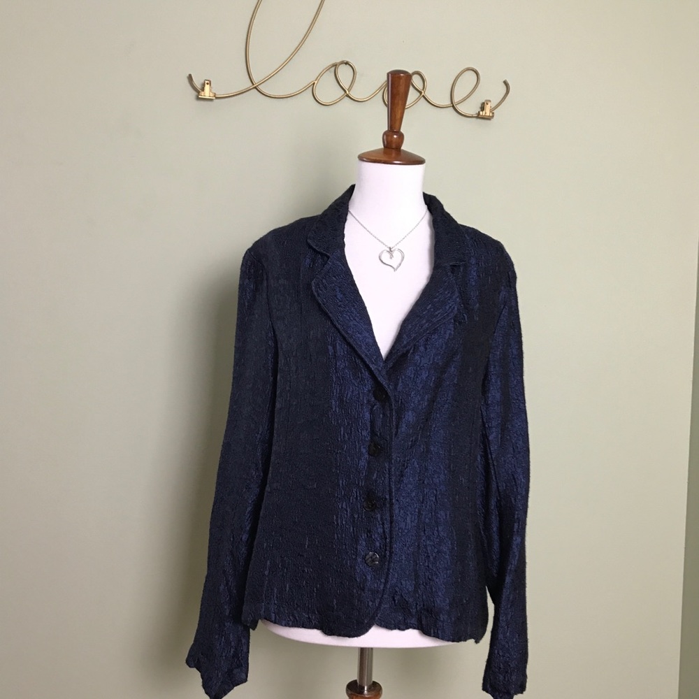 Coldwater Creek Navy Blazer