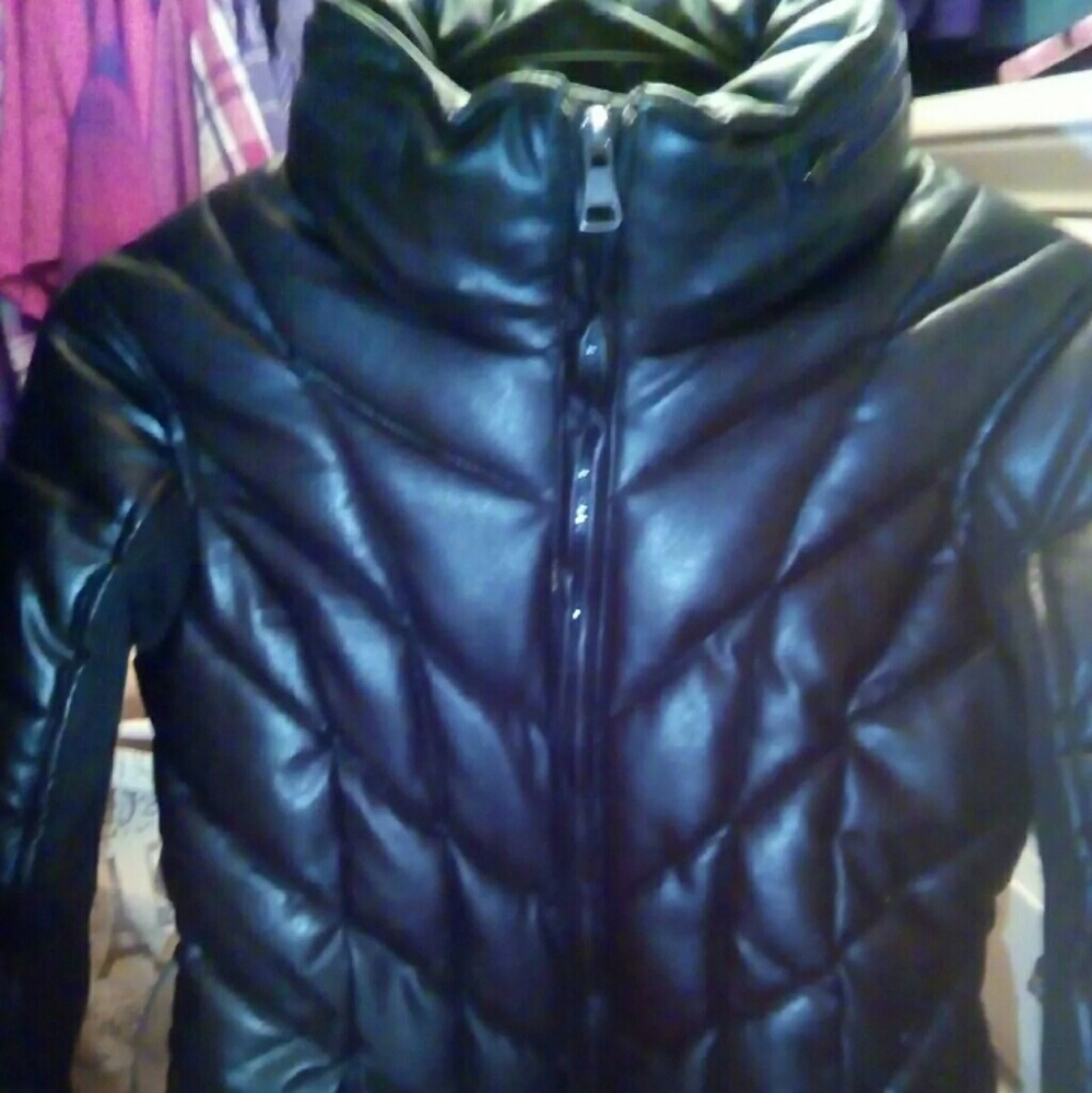 NWOT STEVE MADDEN LEATHER COAT