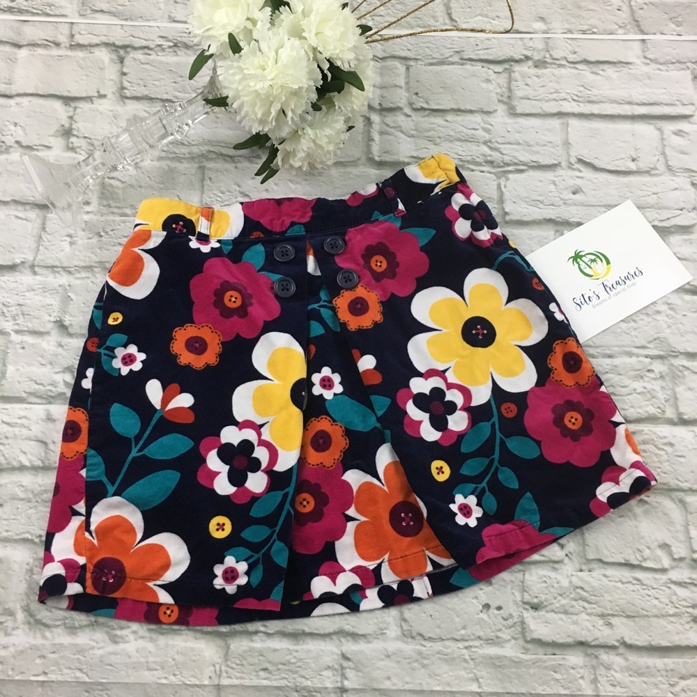 Gymboree Corduroy Skirt Floral