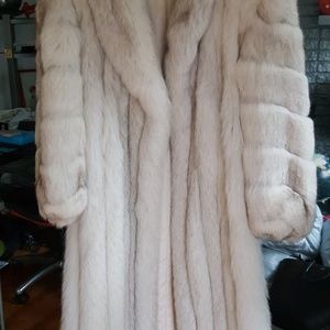 Ladies blue fox coat