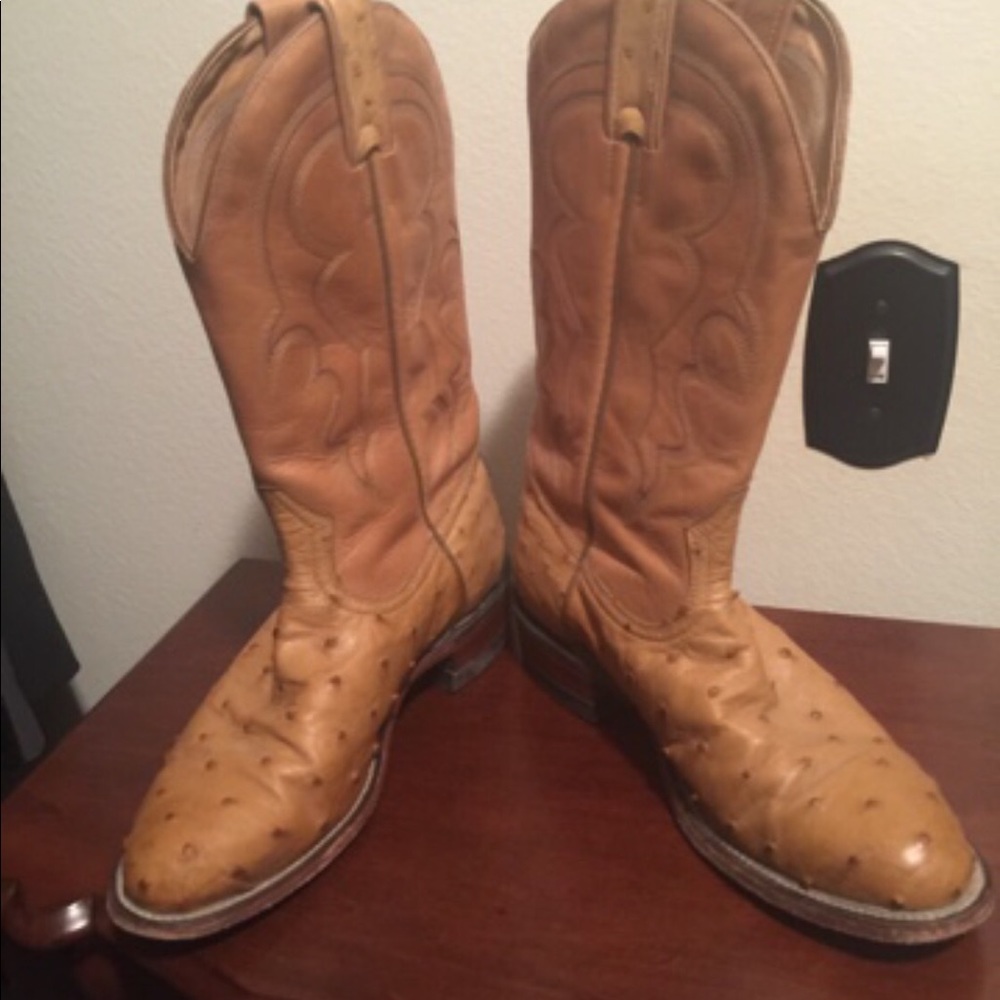women’s full quill ostrich boots