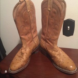 women’s full quill ostrich boots