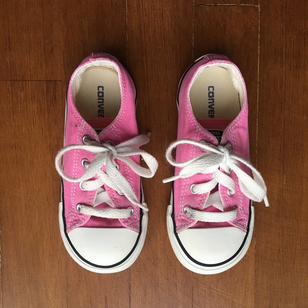Pink Converse sneakers size 9