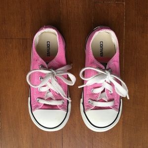 Pink Converse sneakers size 9