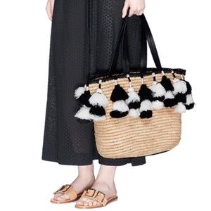 Alice and Olivia Pom Pom tote