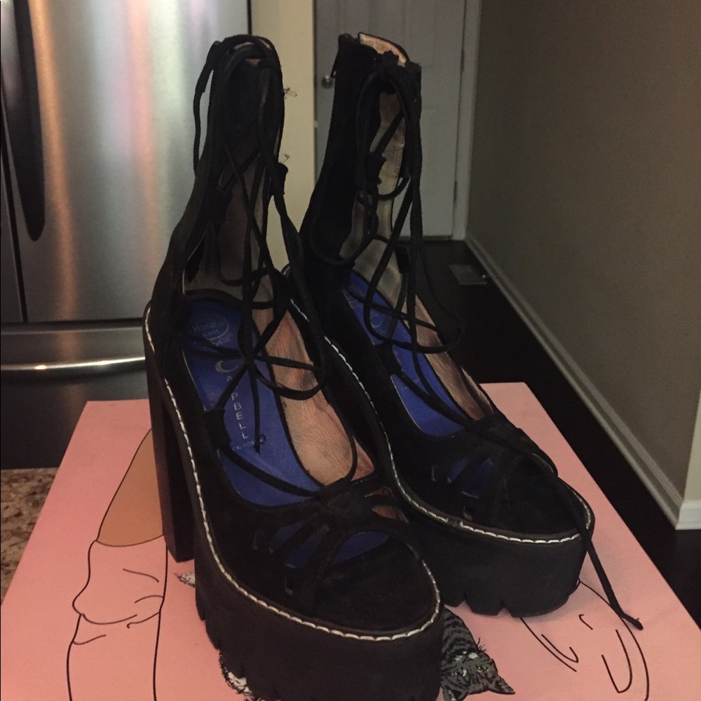 Jeffrey Campbell Adagio lace up platform