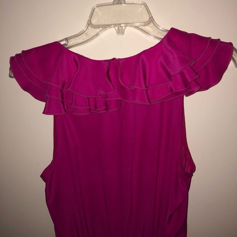 Amanda Uprichard Pink Ruffle Dress - Picture 6 of 6