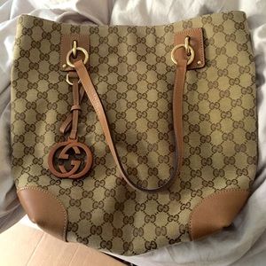 Gucci Logo Tote