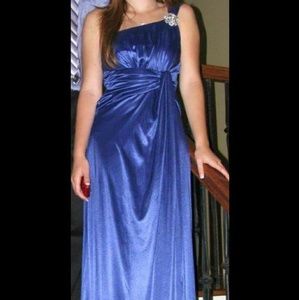 Purple prom dress