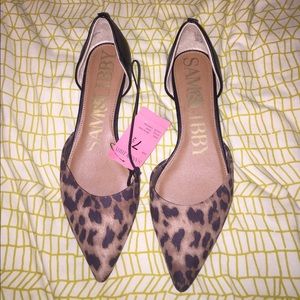 Leopard colored flats.