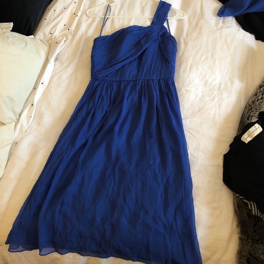 J Crew- royal blue bridesmaid/party dress!