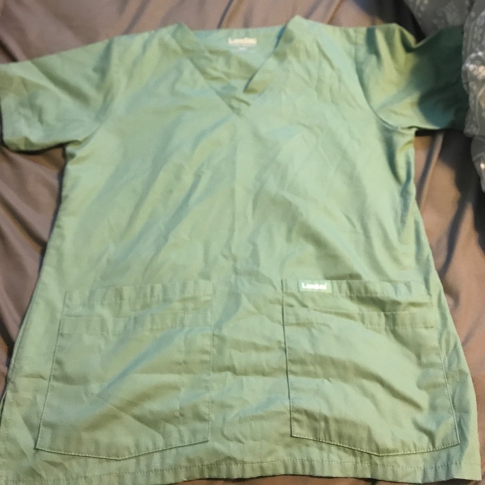 Landau size small scrub top
