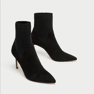 Zara sock bootie size 6.5 EUC