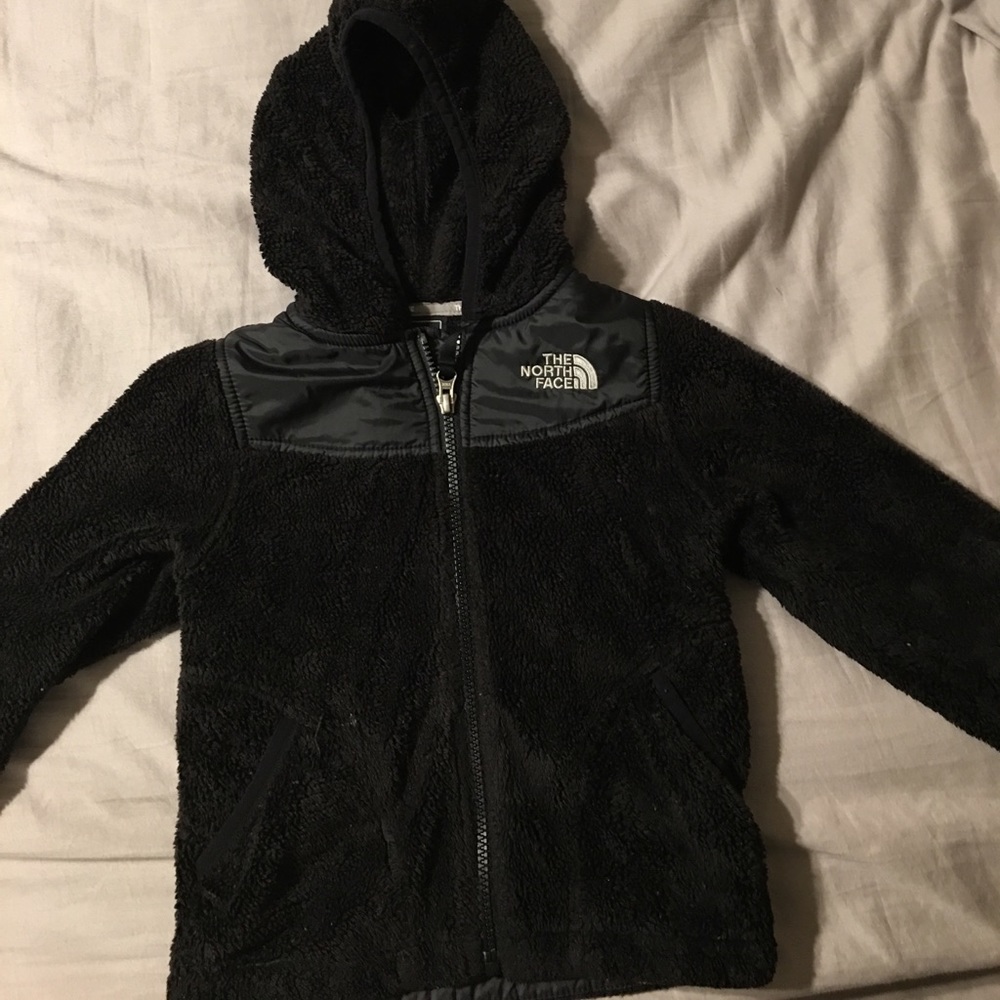 Black child size Northface jacket