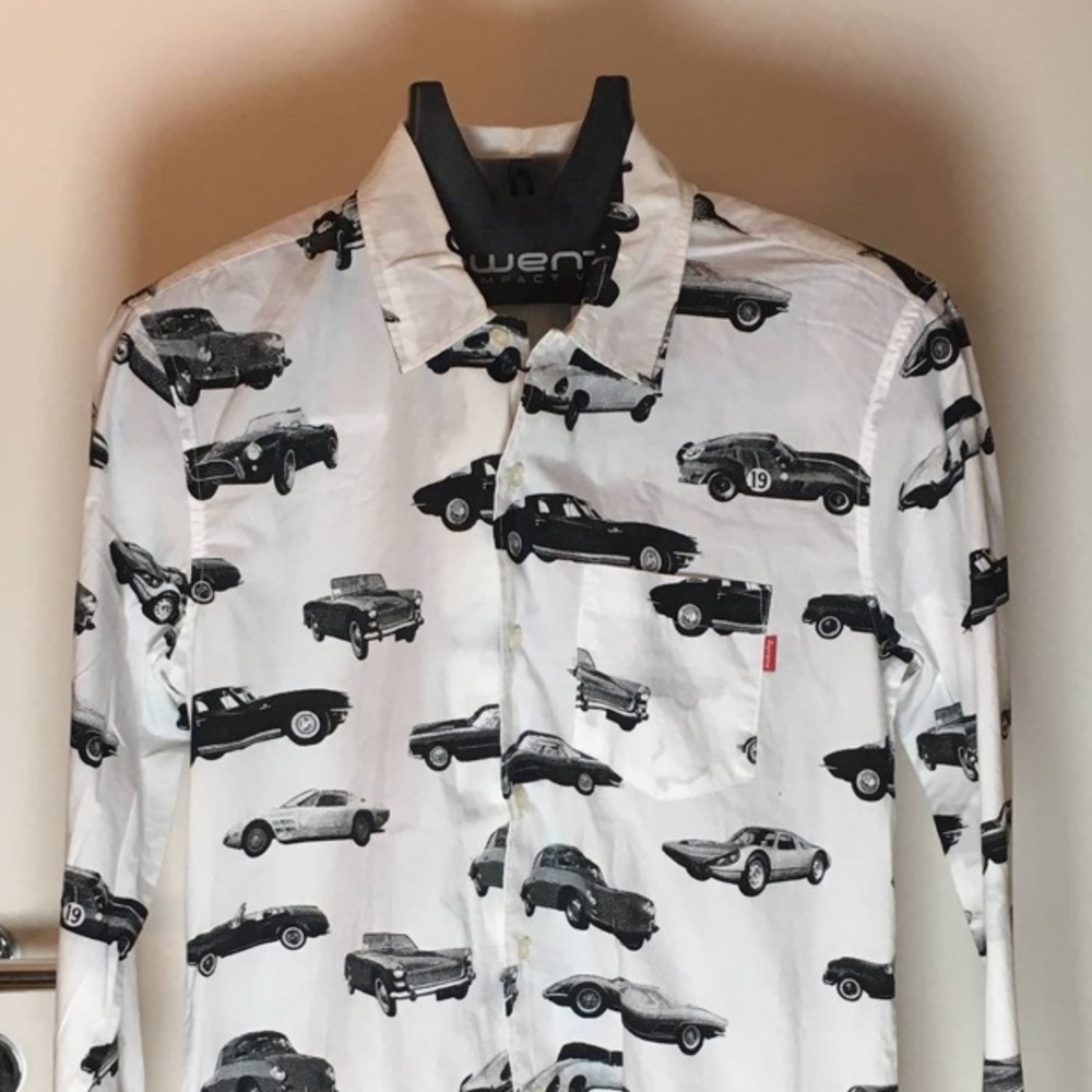 Supreme Cars Button Up shirt Medium 2010