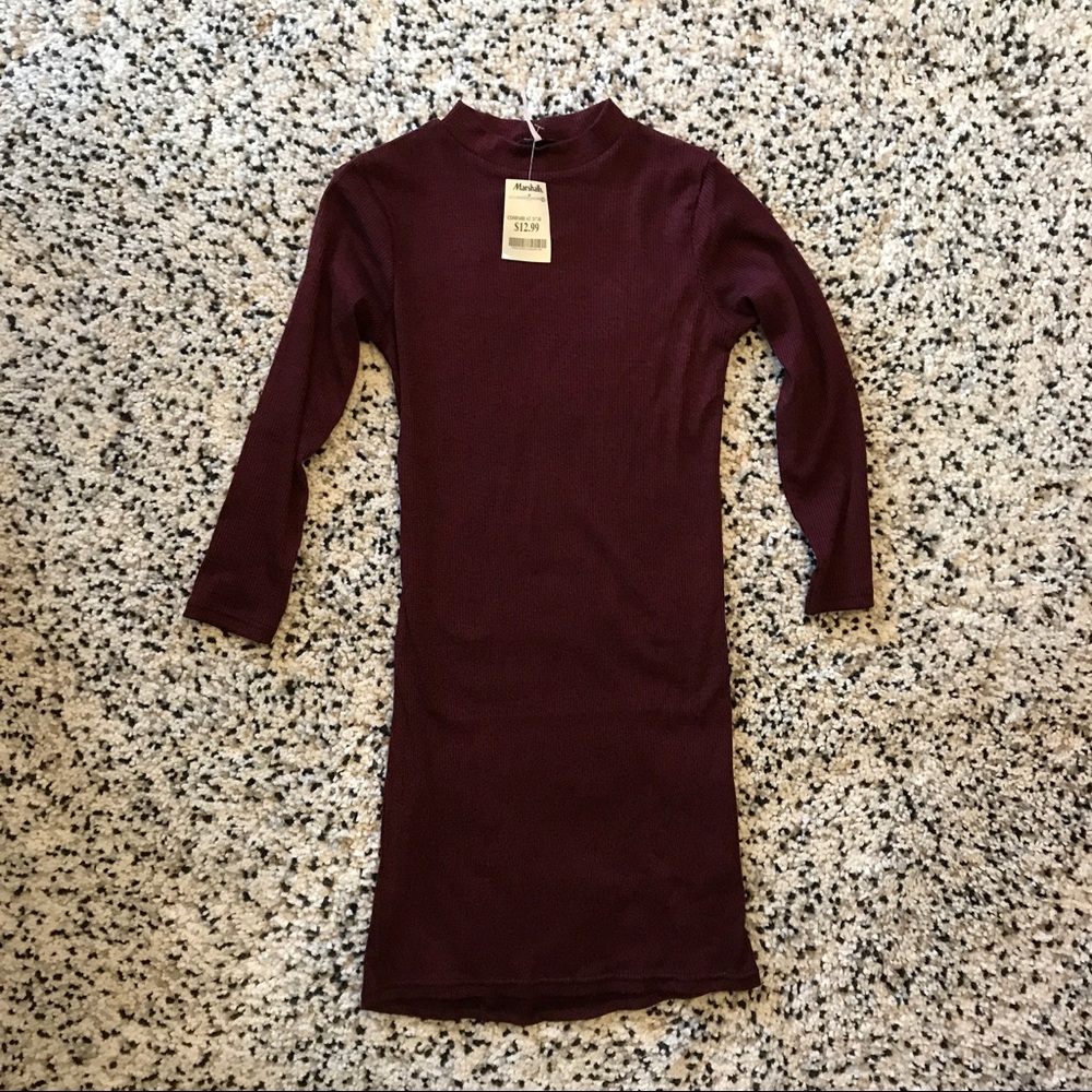 Burgundy dress NWT size M