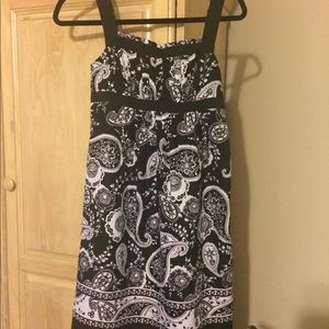 Black and white dress