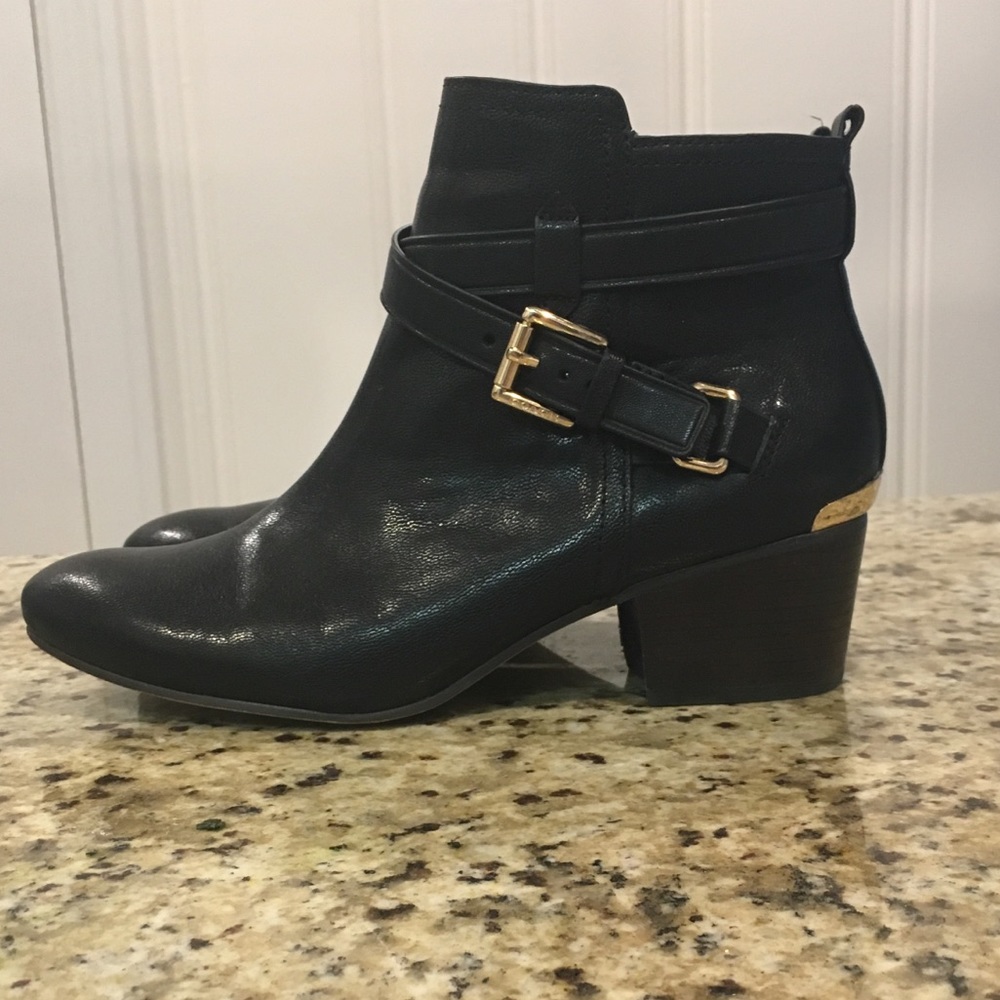 Coach black booties
