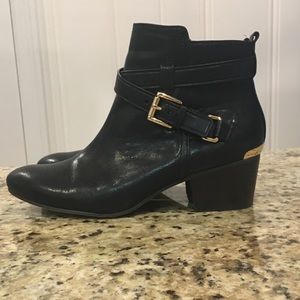 Coach black booties
