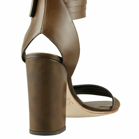 Sold😝VINCE|  Lara Banded Sandal in Olive Brown - Picture 6 of 8