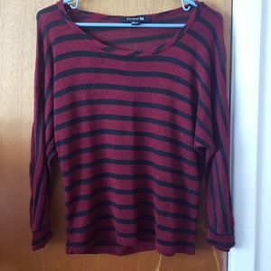 Forever 21 Striped Knit Top