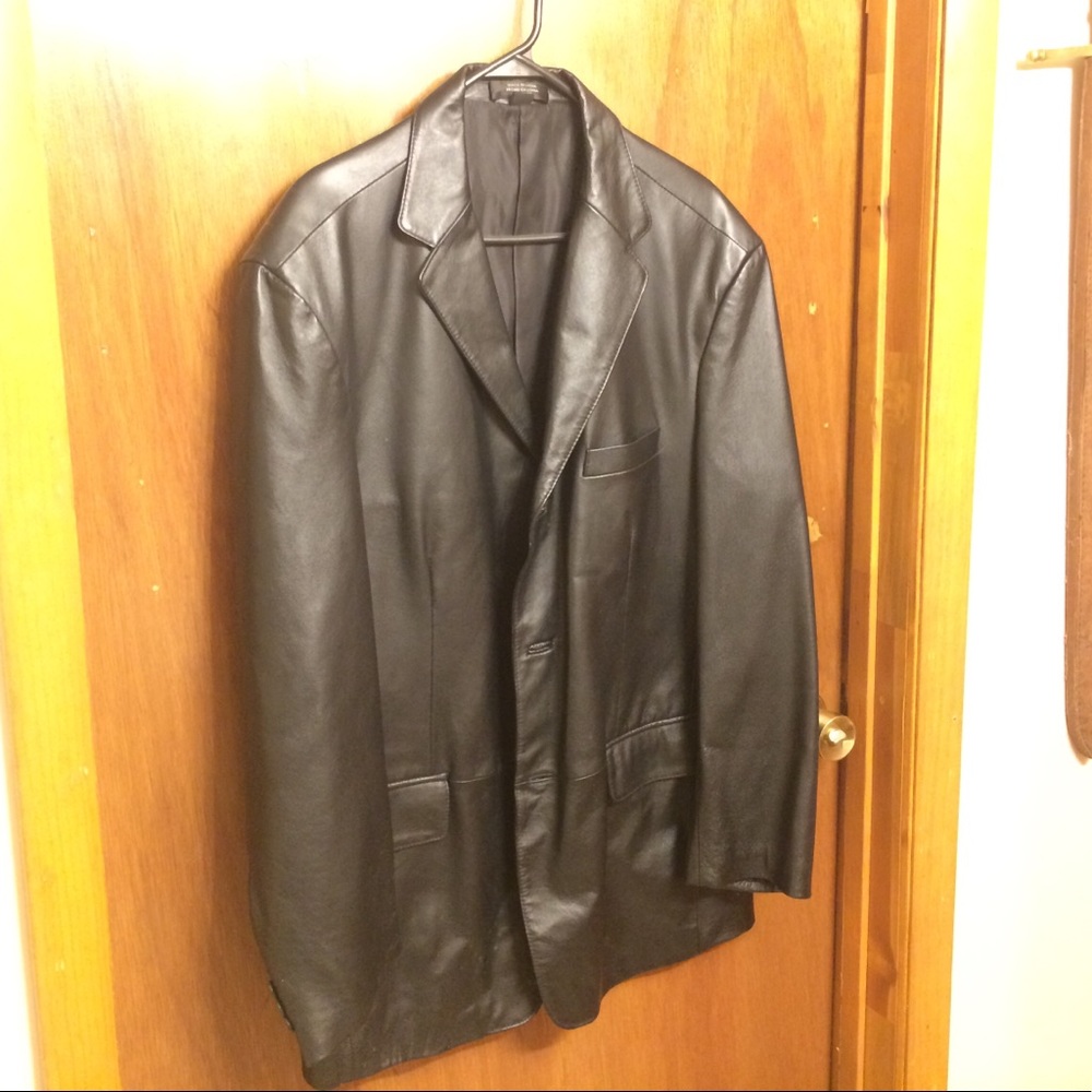 Leather Blazer