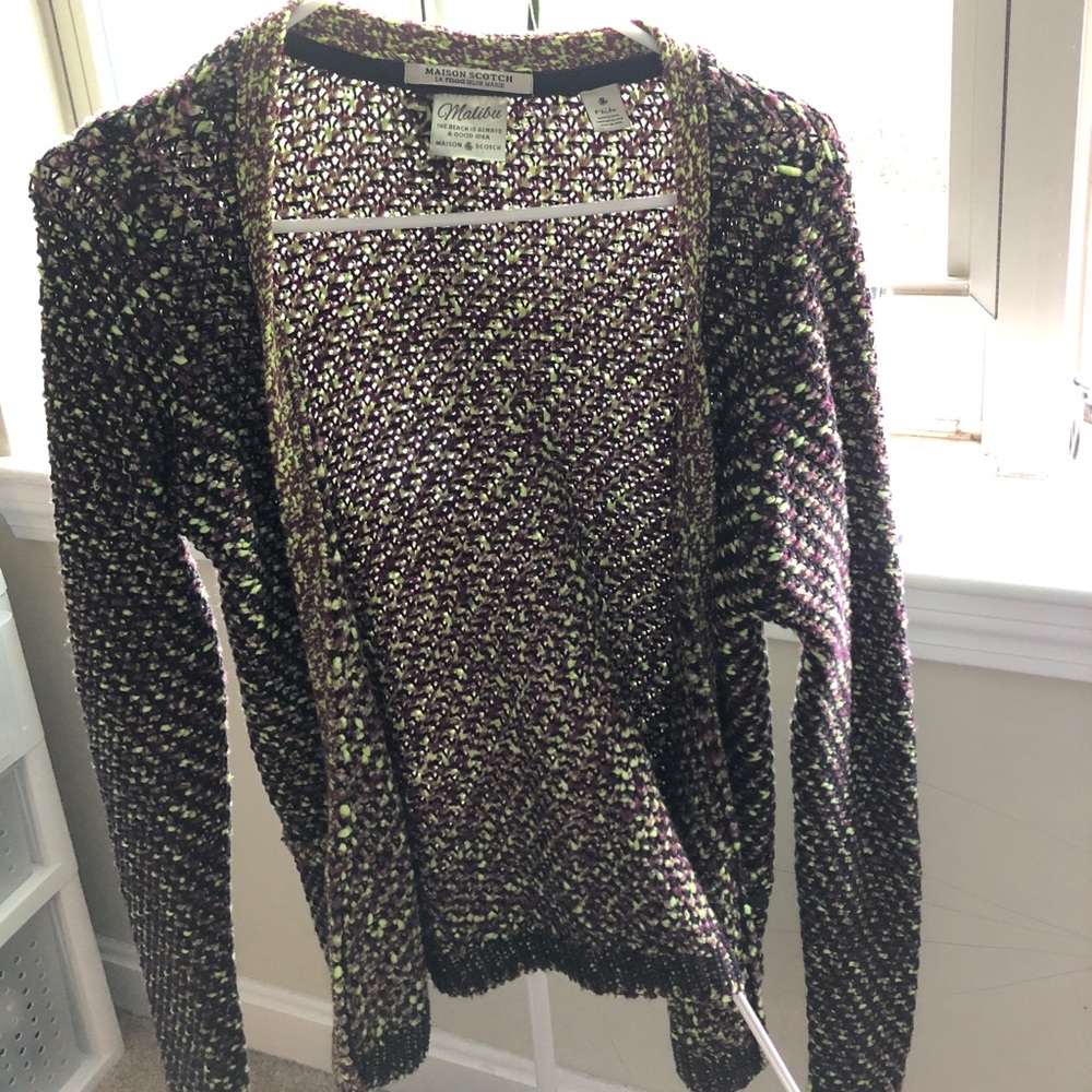 Maison scotch cardigan very colorful
