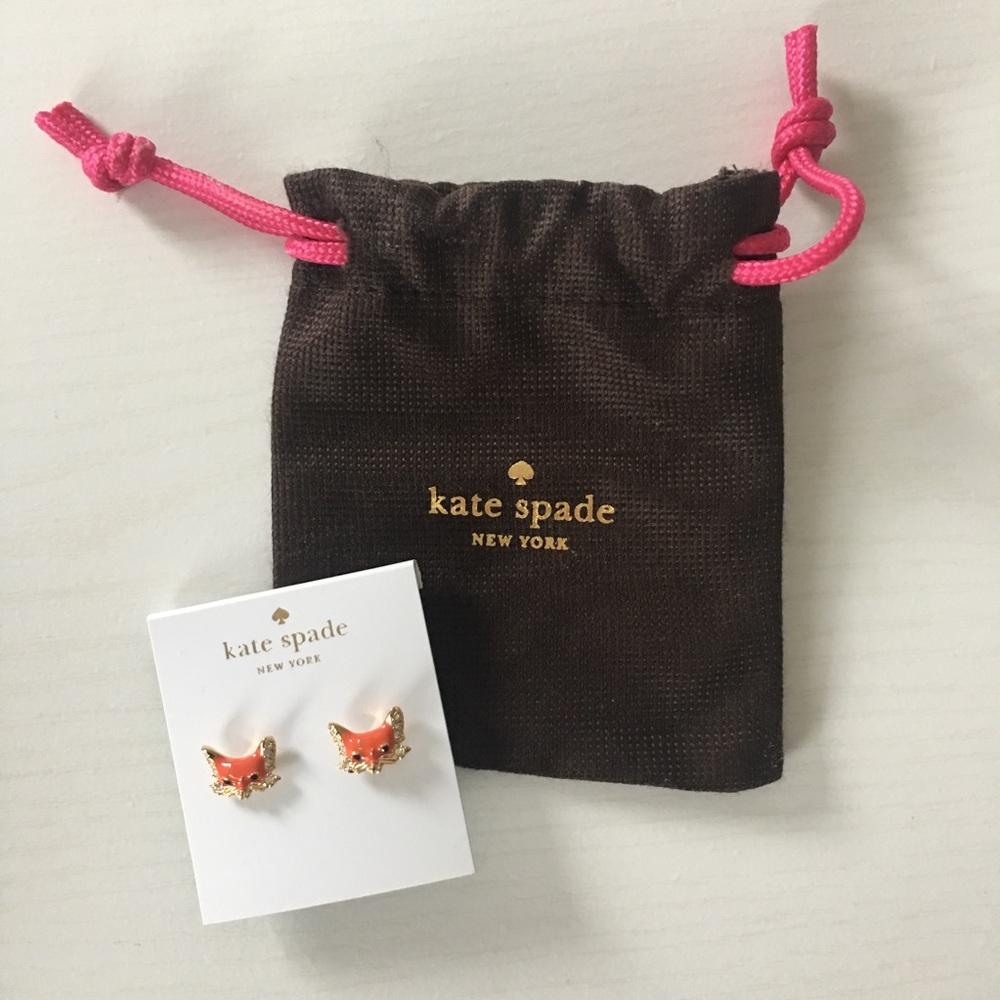 Kate Spade Fox earrings