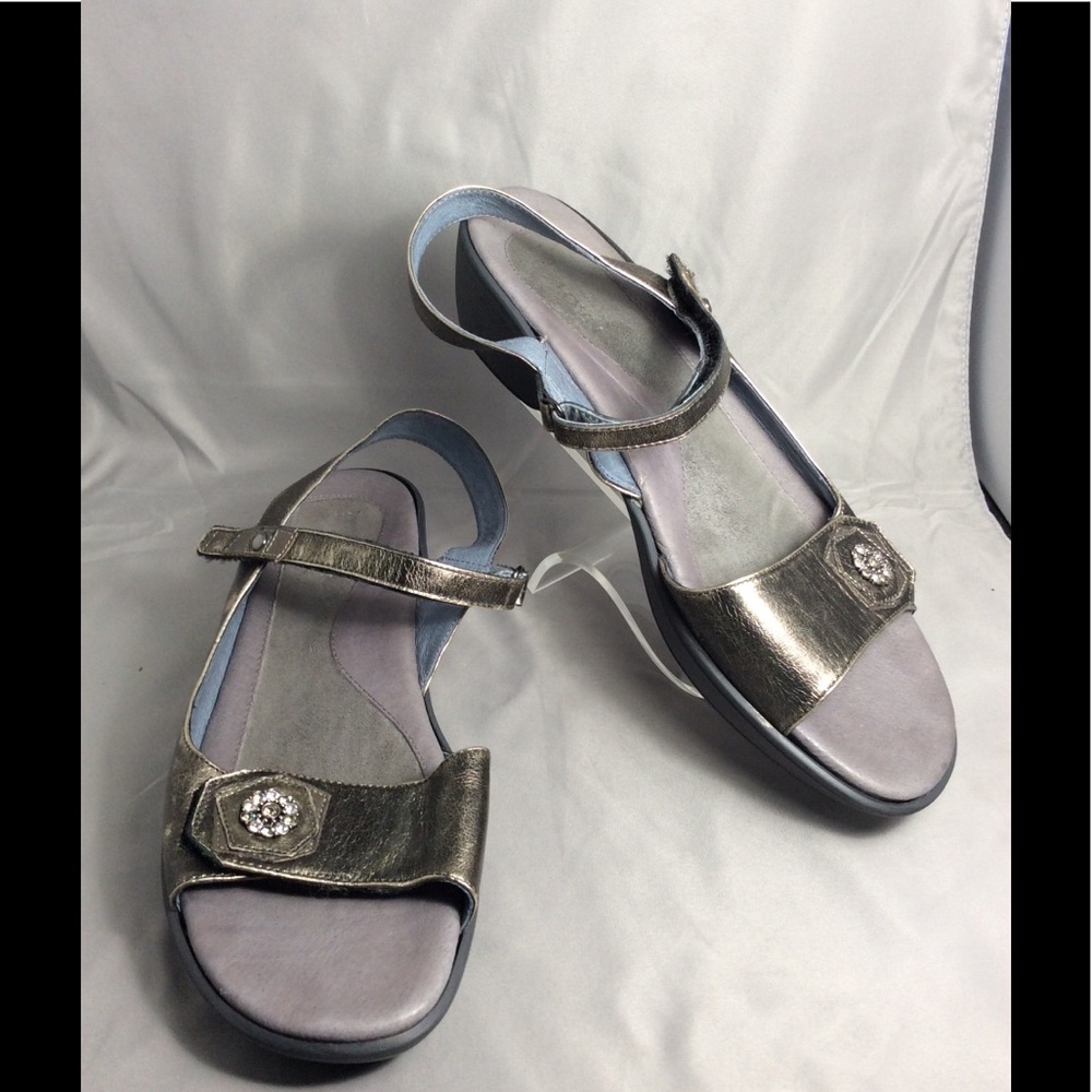 NAOT silver sandals