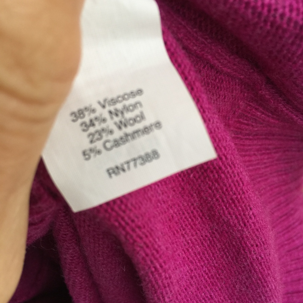 J Crew Half Button Violet Soft Lightweight Sweater - image 2