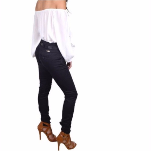 3 button high waisted jeans - Picture 4 of 8