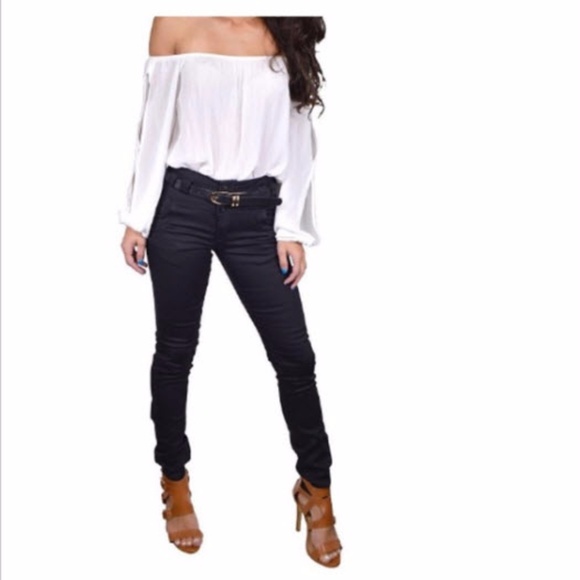 3 button high waisted jeans - Picture 2 of 8