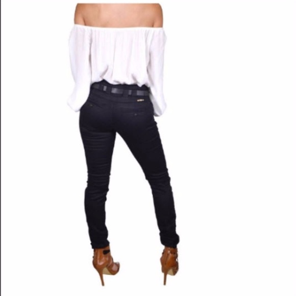 3 button high waisted jeans - Picture 3 of 8