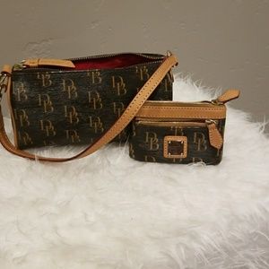 Dooney and Bourke handbag with small wallet
