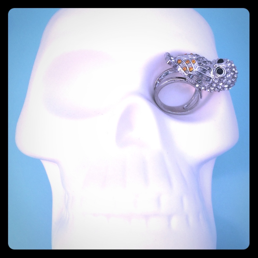 Upright Owl Ring
