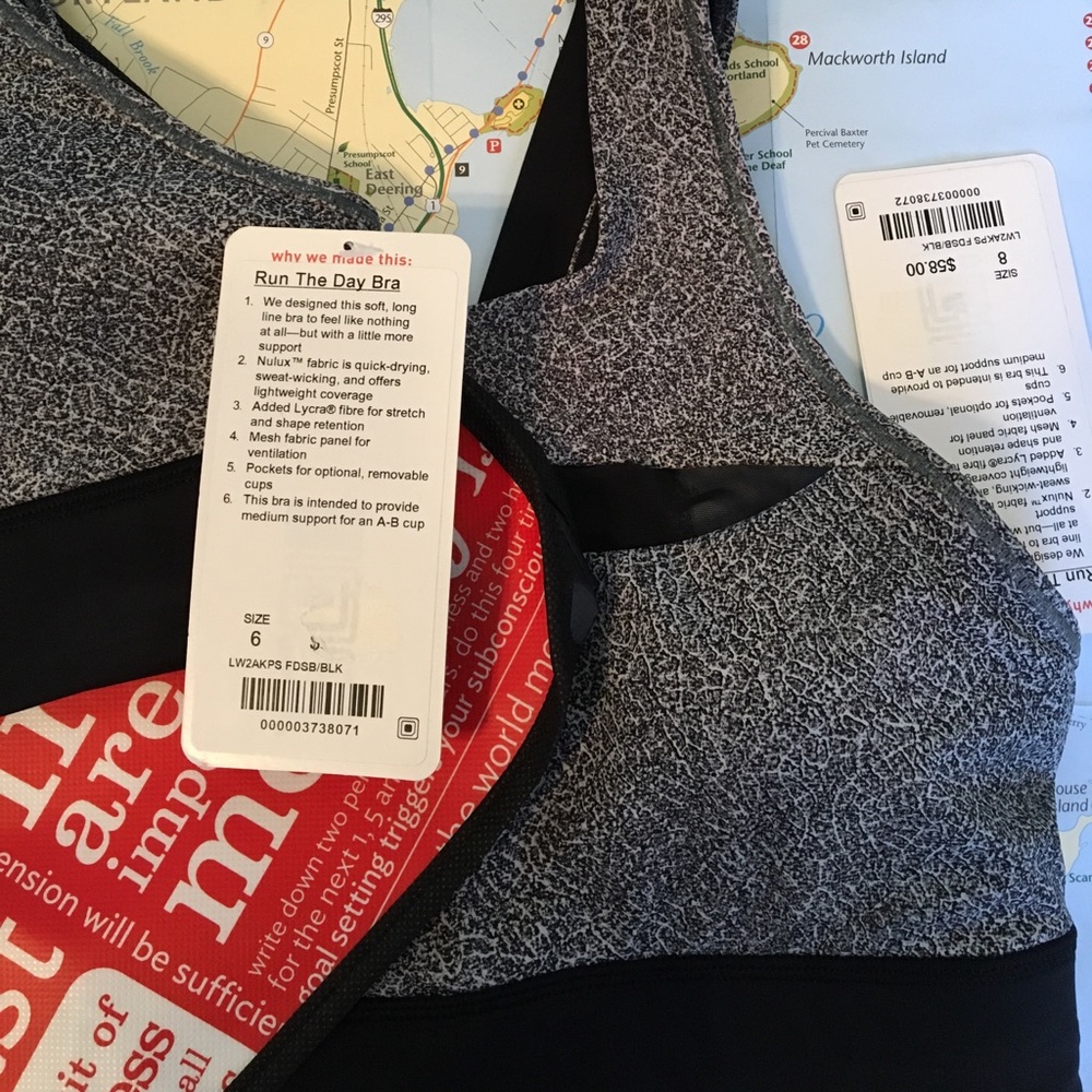 LAST one! Lululemon Run the Day Bra NWT Size 6👧🏾 - Picture 4 of 7