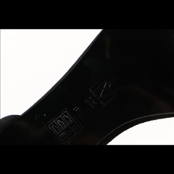 Pelle Moda Fabia 2 Black Suede Low Heel Sandal - Picture 4 of 8