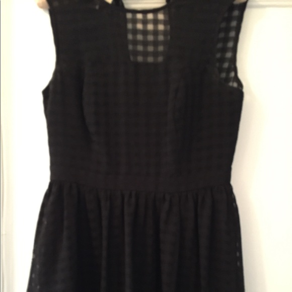 DRESS BLACK MIDI - COTTON Donna Morgan - Picture 6 of 12