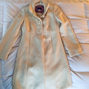 Jcrew Winter White Peacoat Size 2