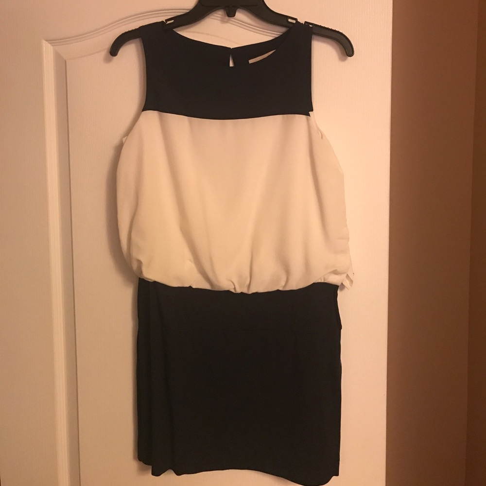 Black and white LOFT dress