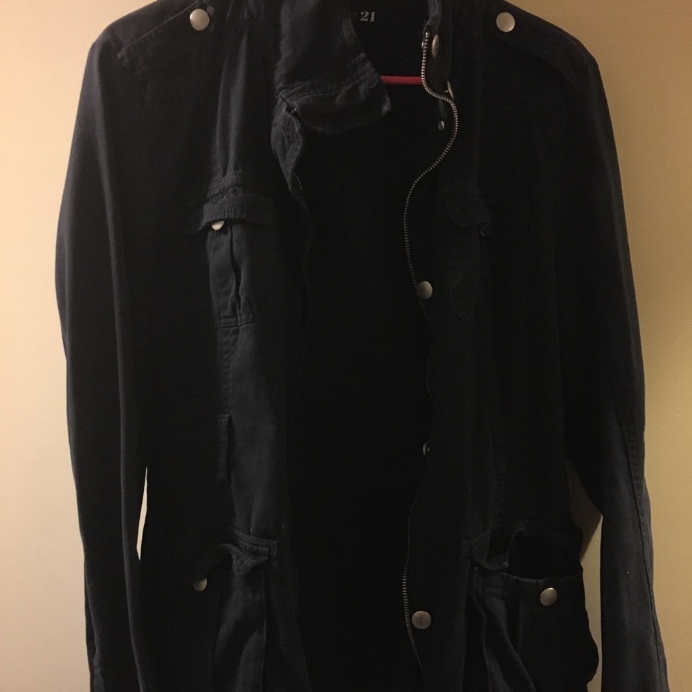 Military jacket in blue