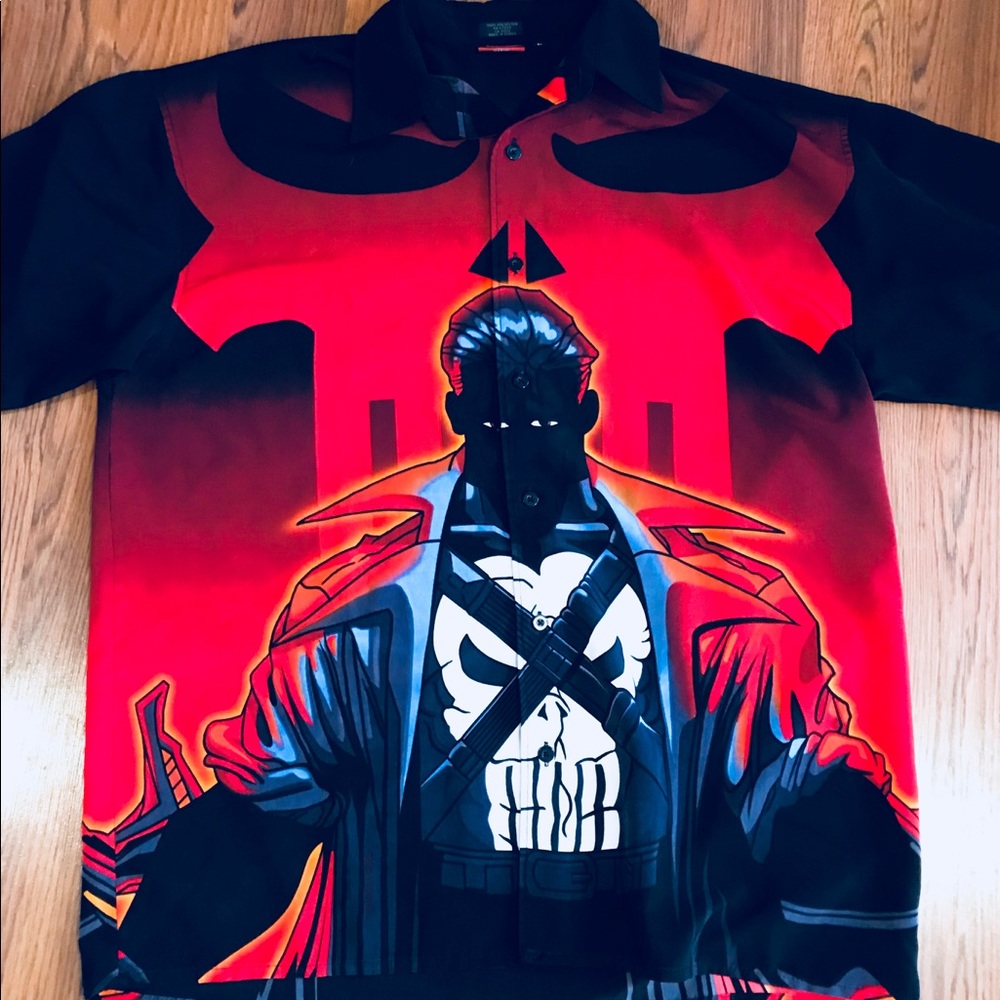 “The Punisher” Polo. NWOT, Size XL