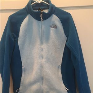 Blue north face fleece